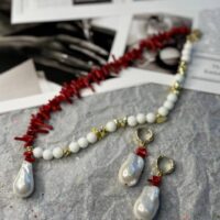 Комплект " Коралловое счастье"