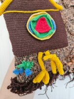 Вязаная сумка-планшет-трансформер с 3д_элементами "Лукоморье" — изображение 2