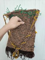 Вязаная сумка-планшет-трансформер с 3д_элементами "Лукоморье" — изображение 3