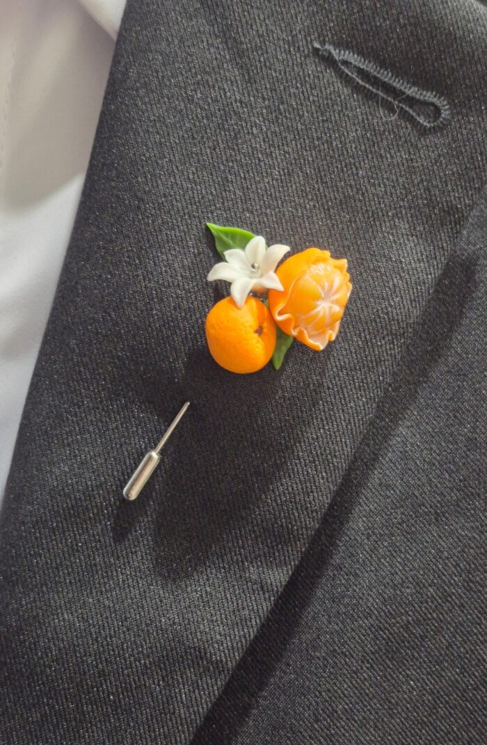 Броши с мандаринами — изображение 6
