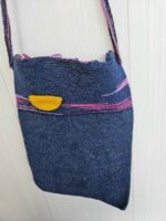 Вязаная сумка-планшет-трансформер с 3д_элементами "Нет ничего невозможного"