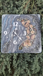 Часы настенные с натуральными камнями