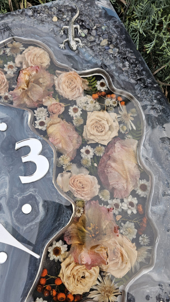 Часы настенные с натуральными камнями — изображение 6