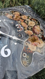 Часы настенные с натуральными камнями — изображение 7