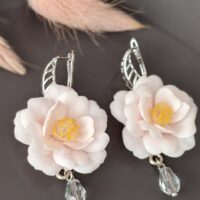 Серьги Махровый шиповник