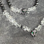 Чокер и браслет из Горного хрусталя и Гематита — изображение 4