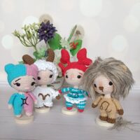 Представляем коллекцию очаровательных вязаных кукол амигуруми, каждая из которых воплощает один из знаков зодиака! Эти милые игрушки, связанные крючком с любовью и вниманием к деталям, станут не только украшением интерьера, но и оригинальным подарком для любителей астрологии.