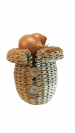 а плетёная корзина-ваза, выполненная в виде вязаного свитера с воротничком, станет изысканным украшением вашего интерьера. Идеально подходит для создания композиций с цветами и в дальнейшем для хранения мелочей. Выполнена в технике плетения из бумажной лозы. Высота 21 см, ширина по горлышку 12 см. Внутрь можно поставить емкость с водой. Изготавливается только на заказ. Нас ищут: корзина, ваза, плетёная корзина, ваза для цветов, плетение из бумажной лозы, декор интерьера, handmade, подарок, на заказ