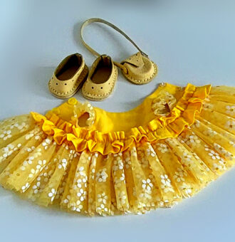 платье для текстильной куклы