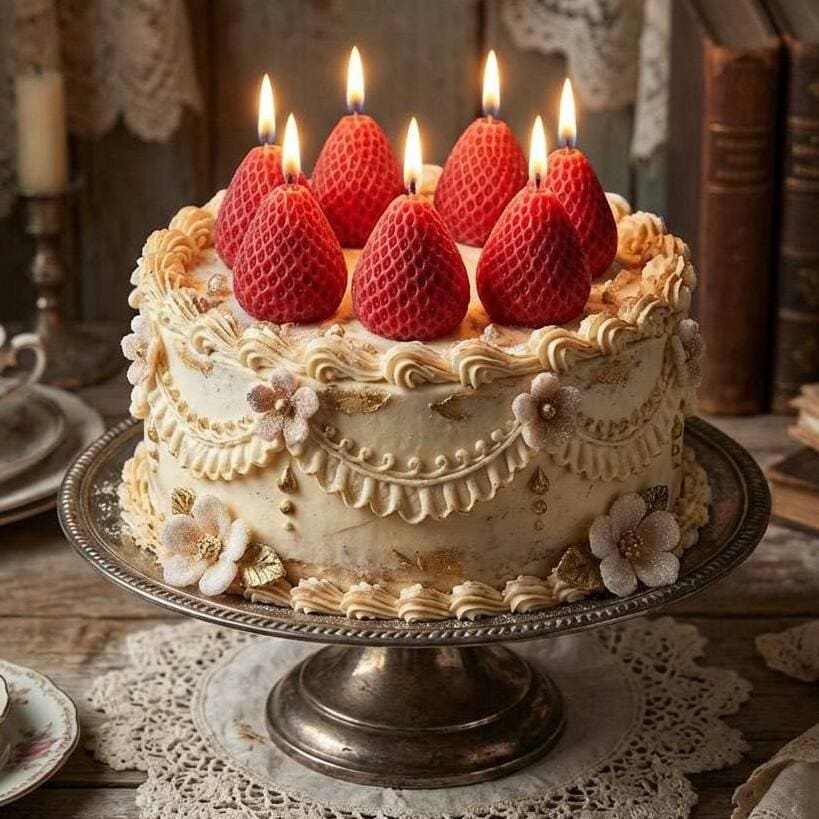 4,1,1 Клубника Свеча, 1шт — изображение 1