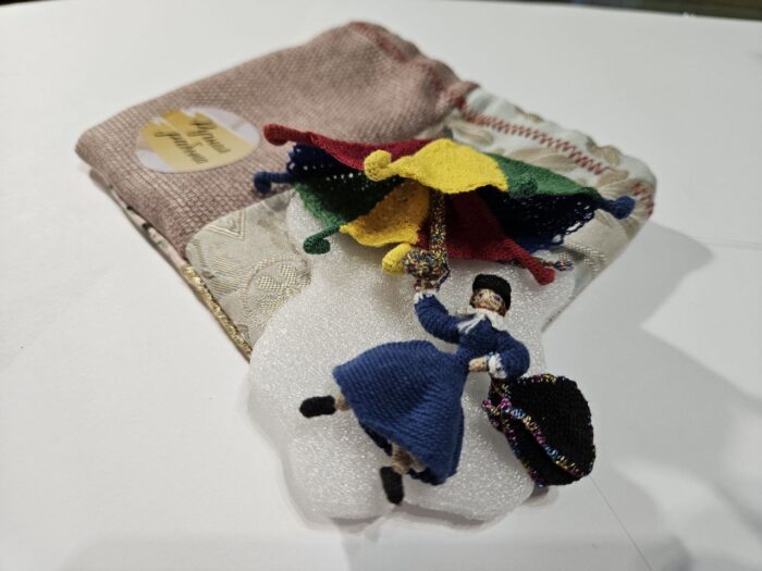 Брошь-трансформер "Здравствуй, Мэри Поппинс!", вязаная крючком — изображение 3