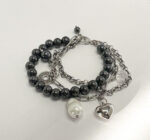 Браслет из гематита с цепочкам — изображение 3