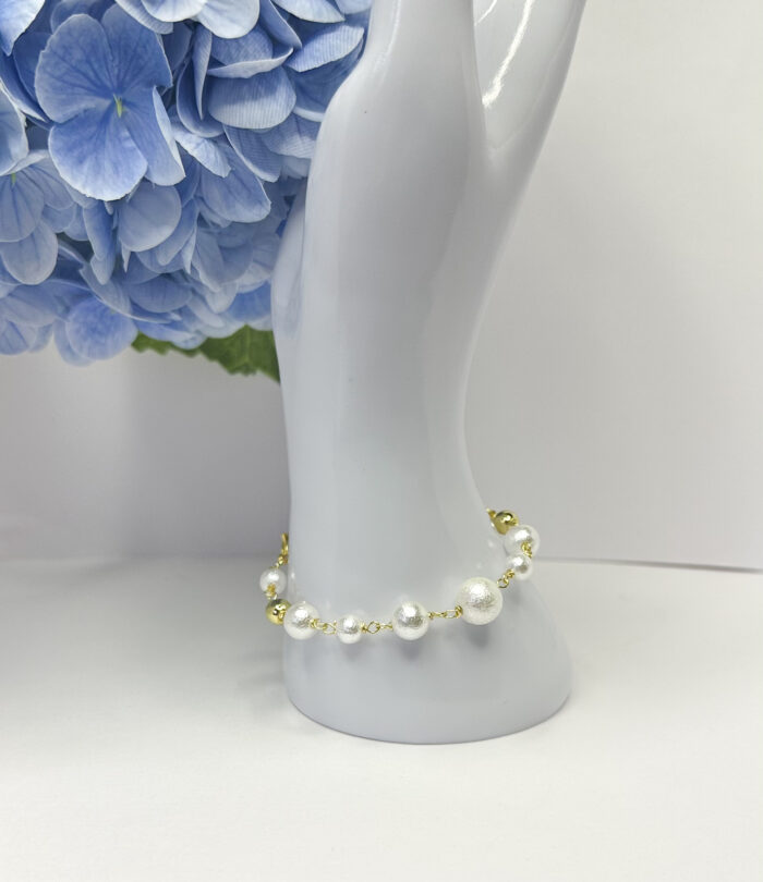 Браслет из хлопкового жемчуга — изображение 2