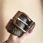 Ремень из кожи текстуры дерева — изображение 4