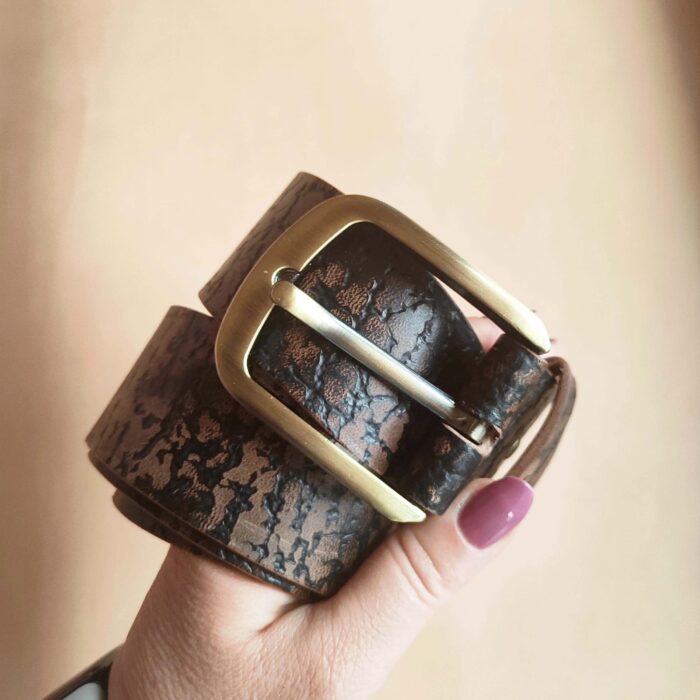 Ремень из кожи текстуры дерева — изображение 4