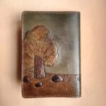 Обложка для паспорта из натуральной кожи с тиснением «Конь-огонь» — изображение 3