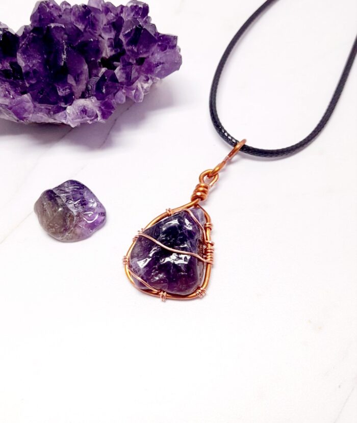 Кулон "Фиалковое небо" с аметрином — изображение 2