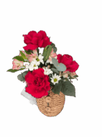 Плетеная корзиночка-ваза с воротничком — изображение 2