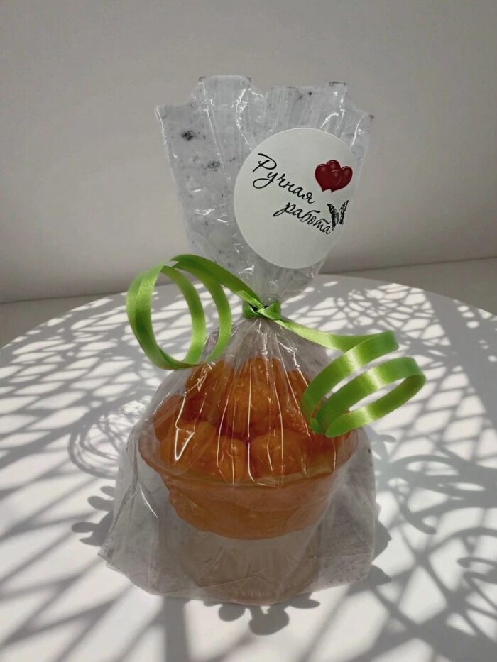 Набор мыла ручной работы из 3 шт. - Вазочка с морошкой — изображение 4