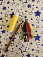 Брошь-трансформер "Здравствуй, Мэри Поппинс!", вязаная крючком — изображение 2