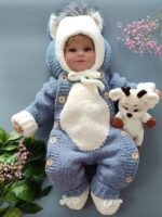 Вязаный комплект из плюша
