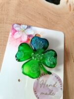 Брошь "Лист клевера"