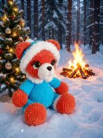 Медвежонок вязаный