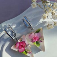 Серьги треугольники