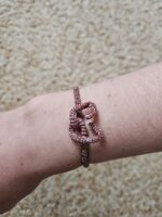 Брошь-кулон-кольцо-браслет "Трансформация (Лабиринт)", вязаная крючком — изображение 9