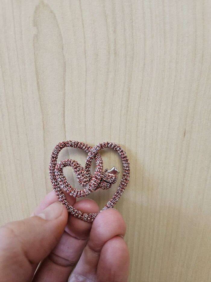 Брошь-кулон-кольцо-браслет "Трансформация (Лабиринт)", вязаная крючком — изображение 3