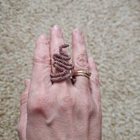 Брошь-кулон-кольцо-браслет "Трансформация (Лабиринт)"