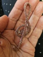 Брошь-кулон-кольцо-браслет "Трансформация (Лабиринт)", вязаная крючком — изображение 6