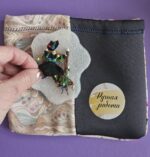 Брошь-трансформер "Весенняя ведьма-добрУшка", вязаная крючком