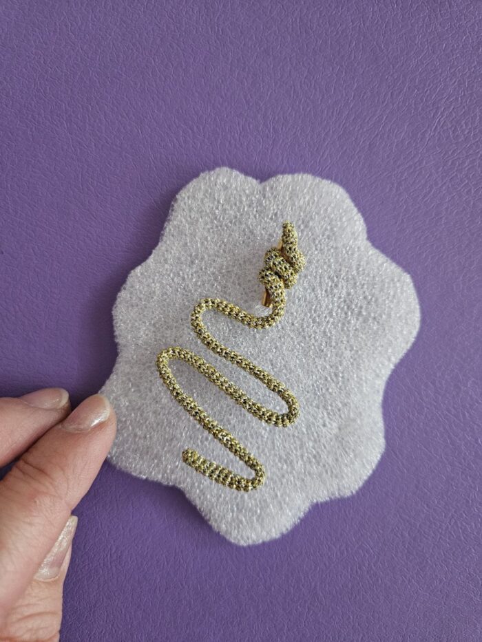 Брошь-кулон-кольцо-браслет "Трансформация (Лабиринт)", вязаная крючком — изображение 18