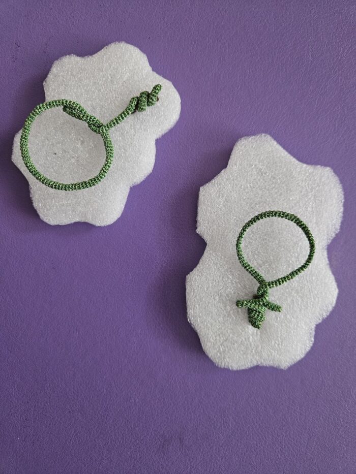 Брошь-кулон-кольцо-браслет "Трансформация (Лабиринт)", вязаная крючком — изображение 19