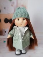 Текстильная куколка ручной работы — изображение 3