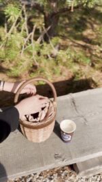 Плетеная сумка корзина — изображение 5