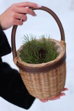 Плетеная сумка корзина — изображение 4