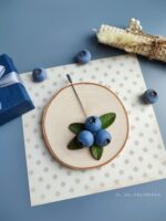 Брошь-игла "Голубика" — изображение 4