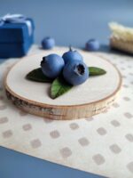 Брошь-игла "Голубика" — изображение 2