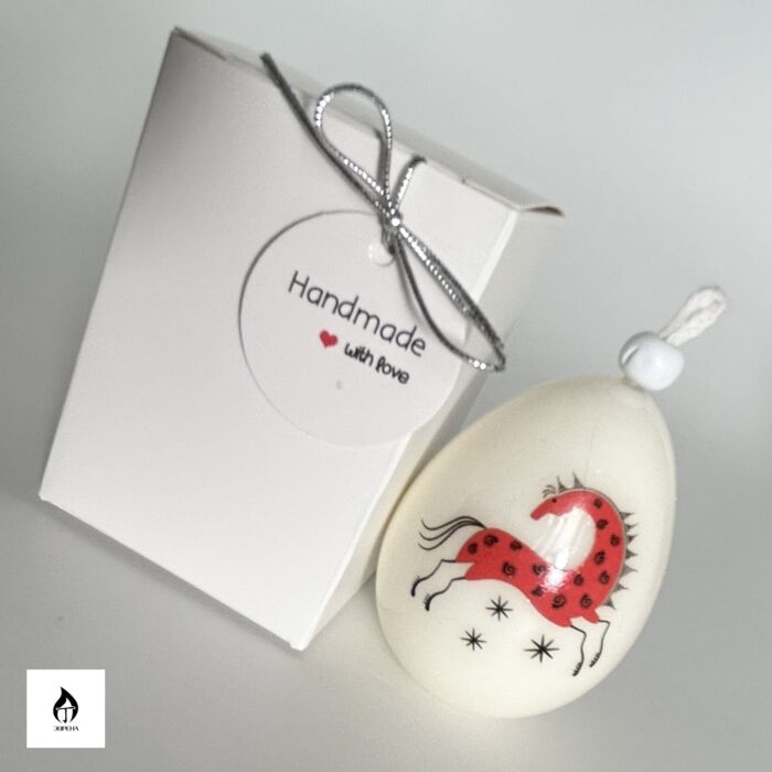 Пасхальная свеча "Мезенская роспись", 1шт — изображение 2