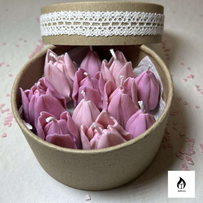 Тюльпаны набор свечей — изображение 4