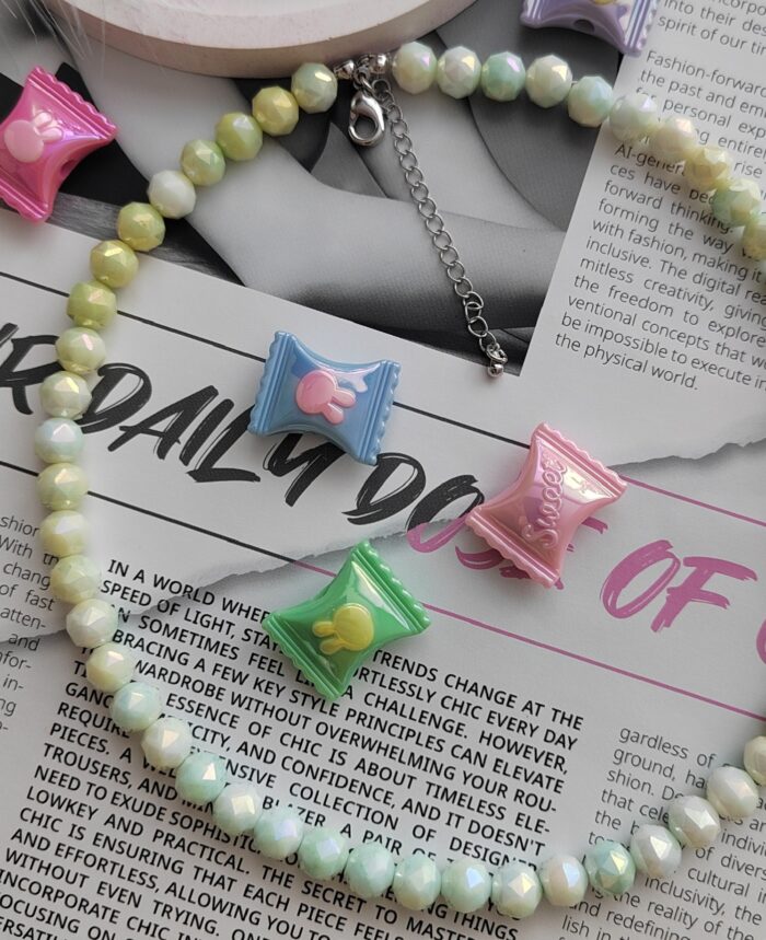 "Карамелька" чокер с подвеской — изображение 2