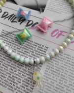 "Карамелька" чокер с подвеской