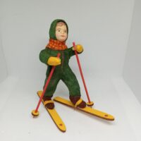 Ватная игрушка "Лыжник"