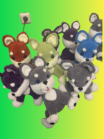 Вязаный щенок хаски — пушистый друг для вашего ребёнка!