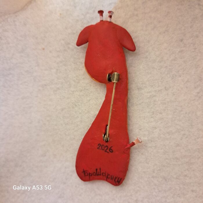 Брошь Жираф из коллекции "Гвоздь сезона" — изображение 3