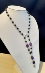 Колье- трансформер с гранатом-альмандином и аметистом — изображение 5