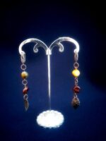 Серьги с яшмой мукаит — изображение 5