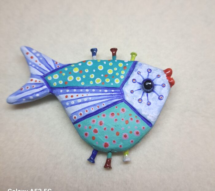 Брошь Рыбка из коллекции Гвоздь сезона — изображение 2